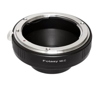 Fotasy Nikkor Lens to C Mount Adapter, F Mount Lens to 16mm Cine Mount Adapter, Compatible