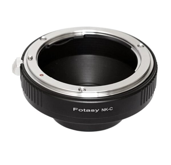 Fotasy Nikkor Lens to C Mount Adapter, F Mount Lens to 16mm Cine Mount Adapter, Compatible