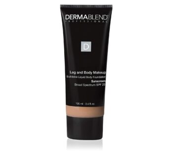 Dermablend Leg and Body Makeup Foundation with SPF 25, 35C Light Beige, 3.4 Fl. Oz.