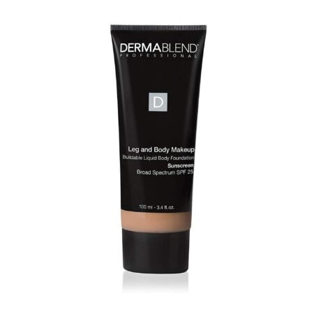 Dermablend Leg and Body Makeup Foundation with SPF 25, 35C Light Beige, 3.4 Fl. Oz.