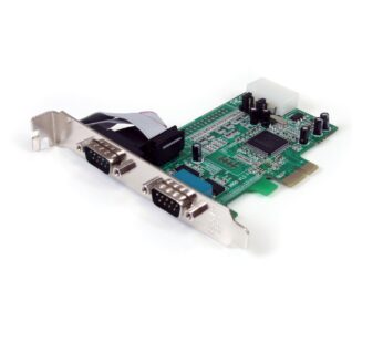 StarTech.com 2-port PCI Express RS232 Serial Adapter Card – PCIe RS232 Serial Host Control