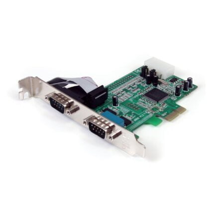 StarTech.com 2-port PCI Express RS232 Serial Adapter Card - PCIe RS232 Serial Host Control