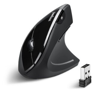 Perixx PERIMICE-713 Wireless Ergonomic Vertical Mouse – 800/1200/1600 DPI – Right Handed –