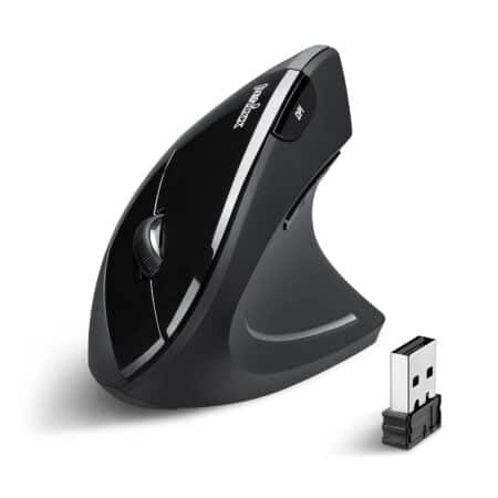 Perixx PERIMICE-713 Wireless Ergonomic Vertical Mouse - 800/1200/1600 DPI - Right Handed -