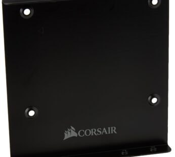 Corsair SSD Mounting Bracket Kit 2.5″ to 3.5″ Drive Bay(Cssd-Brkt1), Black