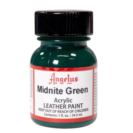Angelus Acrylic Leather Paint, 1 Fl Oz (Pack of 1), Midnight Green - Image 2