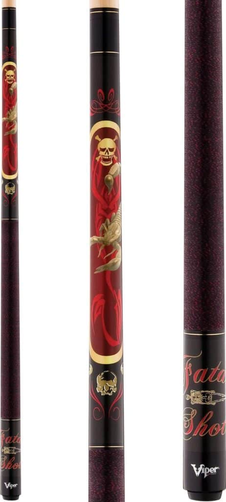 Viper Underground 58" 2-Piece Billiard/Pool Cue, Fatal Shot, 20 Ounce