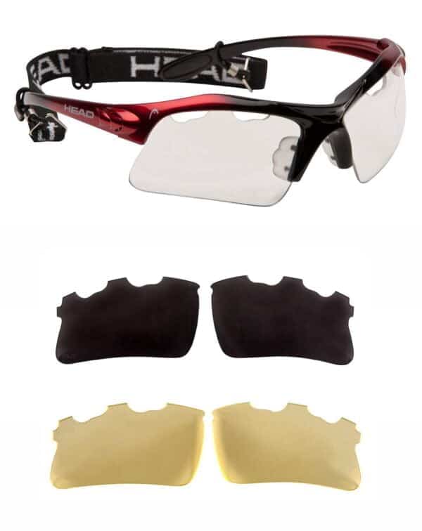 HEAD Racquetball Goggles - Raptor Anti Fog & Scratch Resistant Protective Eyewear w/UV Pro - Image 2
