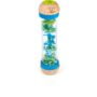 Hape Beaded Raindrops | Mini Wooden Musical Shake & Rattle Rainmaker Toy, Blue, Model Numb