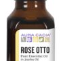 Aura Cacia Rose Otto in Jojoba Oil | GC/MS Tested for Purity | 15ml (0.5 fl. oz.)