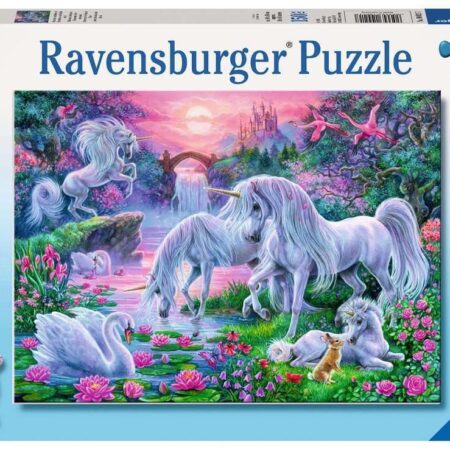 Ravensburger Unicorns in Sunset Glow - 150 Piece Jigsaw Puzzle for Kids | Unique Piece Des - Image 2