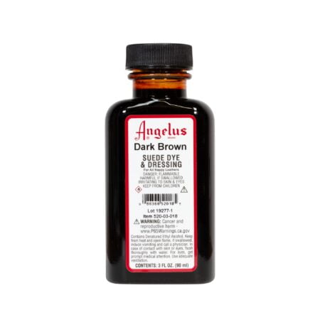 Angelus Suede Dye, 3 oz, Dark Brown