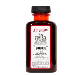 Angelus Suede Leather Dye for Shoes, Boots, Bags, Crafts, Furniture, Nubuck, & More, Red –