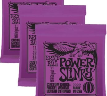 Ernie Ball Power Slinky Guitar Strings (Pack of 3) (2220×3)