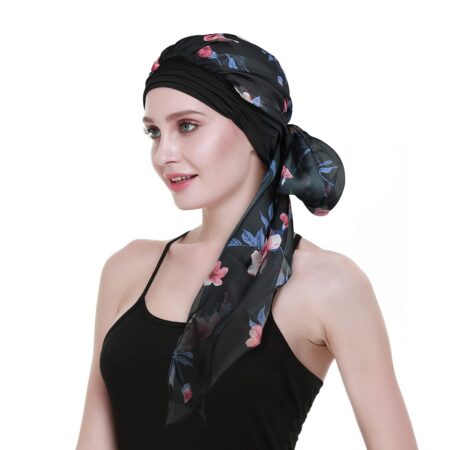 Turban HeadWrap For Women Chemo Bamboo Hats For Cancer - Image 2