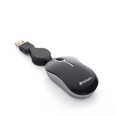 Verbatim Wired Optical Computer Mini USB-A Mouse - Plug & Play Corded Small Travel Mouse w - Image 2