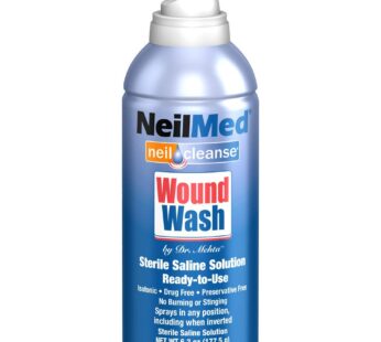 NeilMed Cleanse Sterile Saline Wound Wash, 6 Ounce