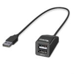 Plugable 2-in-1 USB Splitter with Dual USB 2.0 Ports, Compatible with Windows, Linux, macO - Image 2