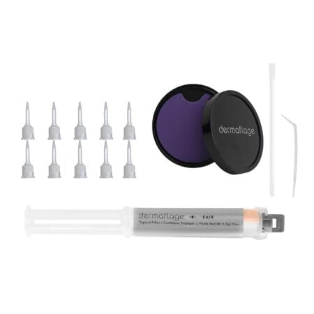 Dermaflage Scar Filler Kit - Medium - Deep Scar Cover and Waterproof Concealer for Acne Sc