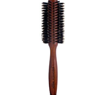 Spornette Deville Round Brush, 2 Inch, Boar Bristle Hair Brush – For Blow Drying, Styling,
