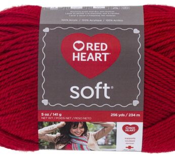 RED HEART Soft Yarn, Really Red