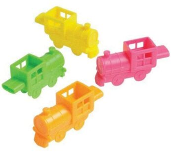 US Toy Mini Train Whistles, One Dozen Assorted