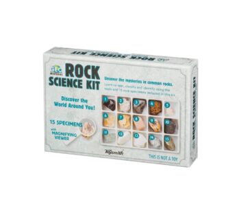 STEM Toy Rock Science Kit Geology Mineral Specimen For Kid Geologists