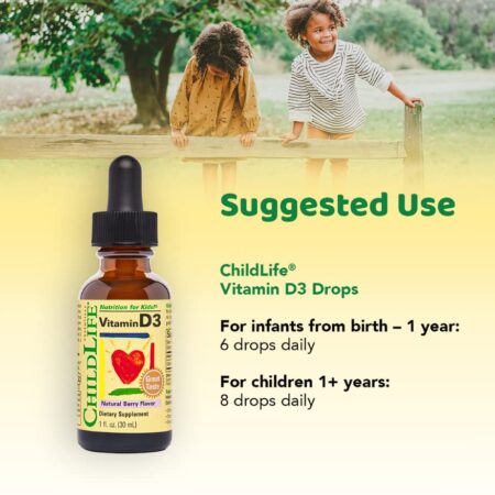 ChildLife Essentials Vitamin D3 for Infants, Babys, Kids, Toddlers, Children, and Teens, B - Image 4