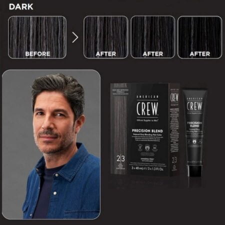 American Crew Men's Temporary Hair Color, Temporary Hair Dye, Natural Gray Coverage, Dark, - Image 3
