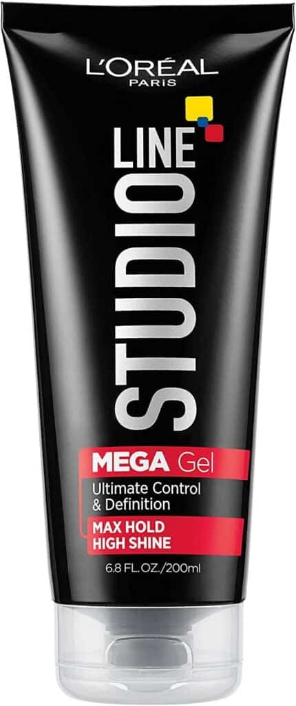 L?Or?al Paris Studio Line Mega Gel Max Hold for Unisex,Camellia,6.8 Fl Oz