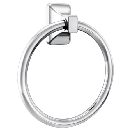 Moen Donnor Collection Chrome 6.25-Inch Diameter Wall Mount Contemporary Bathroom Hand-Tow