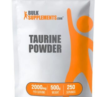 BulkSupplements.com Taurine Powder – Taurine Supplement, Taurine 2000mg – Amino Acids Supp