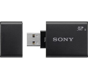 Sony MRW-S1 High Speed Uhs-II USB 3.0 Memory Card Reader/Writer for SD Cards Black 2.26″ x