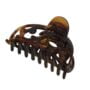 Parcelona French New Jardin Medium 3 1/4 Inch Covered Spring Celluloid Shell Jaw Hair Claw