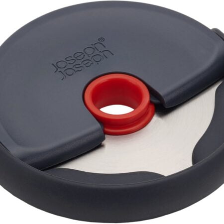 Joseph Joseph Disc Easy-Clean Pizza Wheel, Grey/Red - Image 2