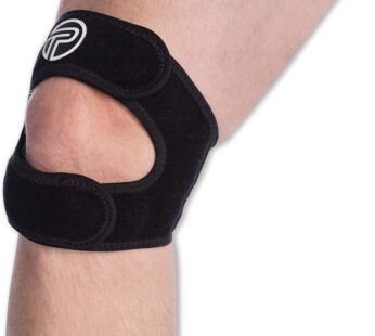 Pro-Tec Athletics X-Trac Knee Support – Dual Strap – Large, Black