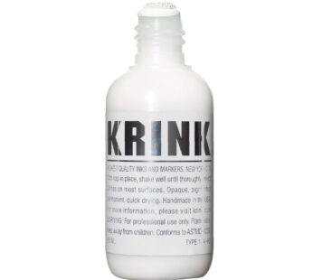 Krink K-60 White Paint Marker – Vibrant and Opaque Fine Art Graffiti Markers for Canvas Me