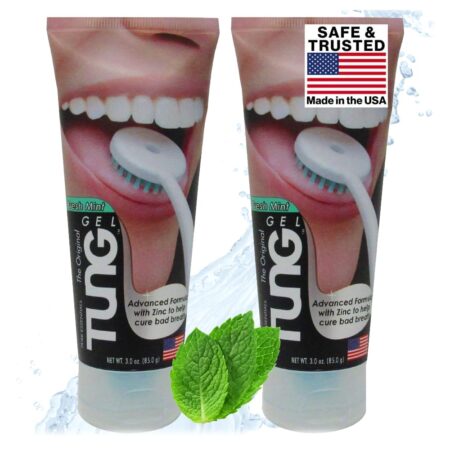 Tung Tongue Gel | Fresh Mint Tongue Cleaning Paste | Bad Breath and Halitosis | Mouth Odor - Image 2