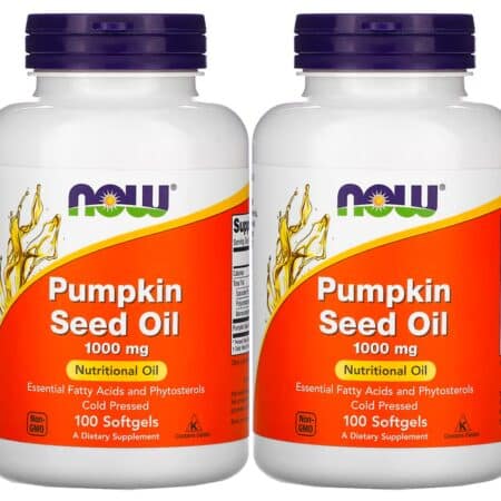 Now Foods Pumpkin Seed Oil 1000mg Soft-gels, 200-Count (100X2) - Image 2