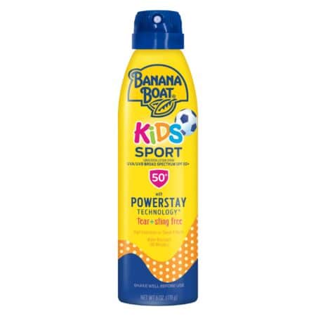 Banana Boat Kids Sport Sunscreen Spray Lotion SPF 50, 6oz | Childrens Sunscreen, Kids Sunb