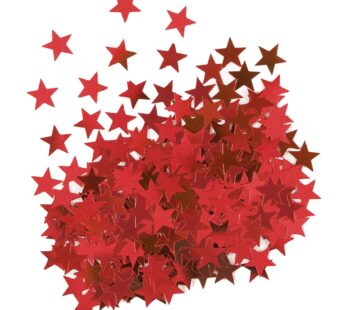 Metallic Red Star Confetti, 0.5oz., 1 Ct.