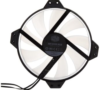 Cooler Master MF200R RGB – Premium-Quality 200mm Hybrid Silent High Airflow In-Take Fan fo