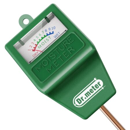 Dr.meter Soil Moisture Meter, Plant Water Meter for Garden Lawn Farm Indoor & Outdoor Use,