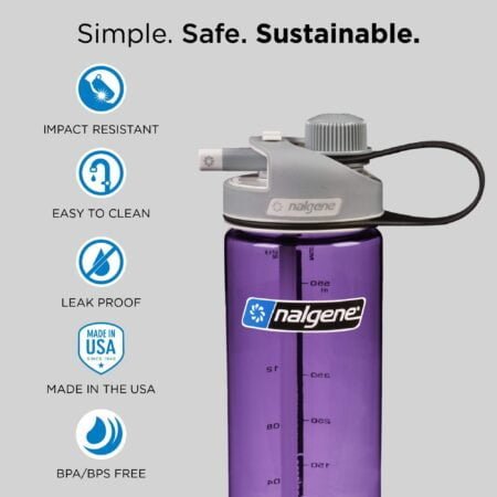 Nalgene Multidrink Bottle, Clear, 20 oz (341970) - Image 2