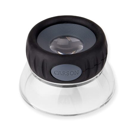 Carson LumiLoupe Plus 10.5x Power Focusable Stand Loupe Magnifier (LO-10) - Image 2