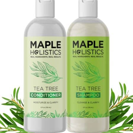 Tea Tree Shampoo and Conditioner Set - Sulfate Free Clarifying Shampoo and Conditioner for - Image 2