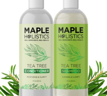 Tea Tree Shampoo and Conditioner Set – Sulfate Free Clarifying Shampoo and Conditioner for