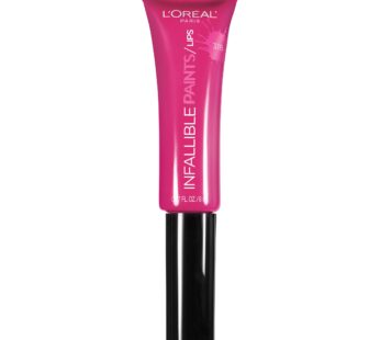 L’Or?al Paris Infallible PAINTS/LIPS, Fearless Fuschia, 0.27 fl. oz.