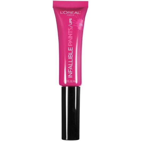 L'Or?al Paris Infallible PAINTS/LIPS, Fearless Fuschia, 0.27 fl. oz.