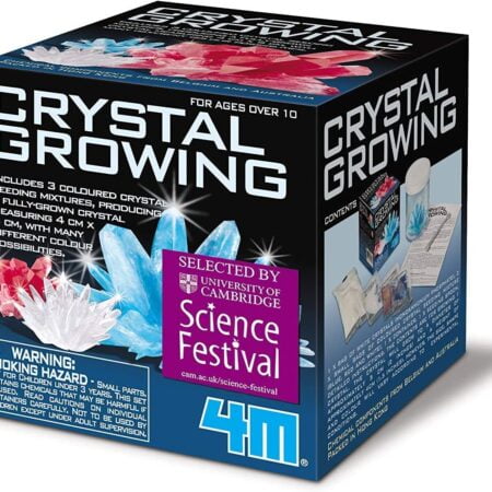 4M Crystal Growing Science Kit - 3 Colored Crystals - Easy DIY STEM Toys Lab Experiment Sp - Image 2